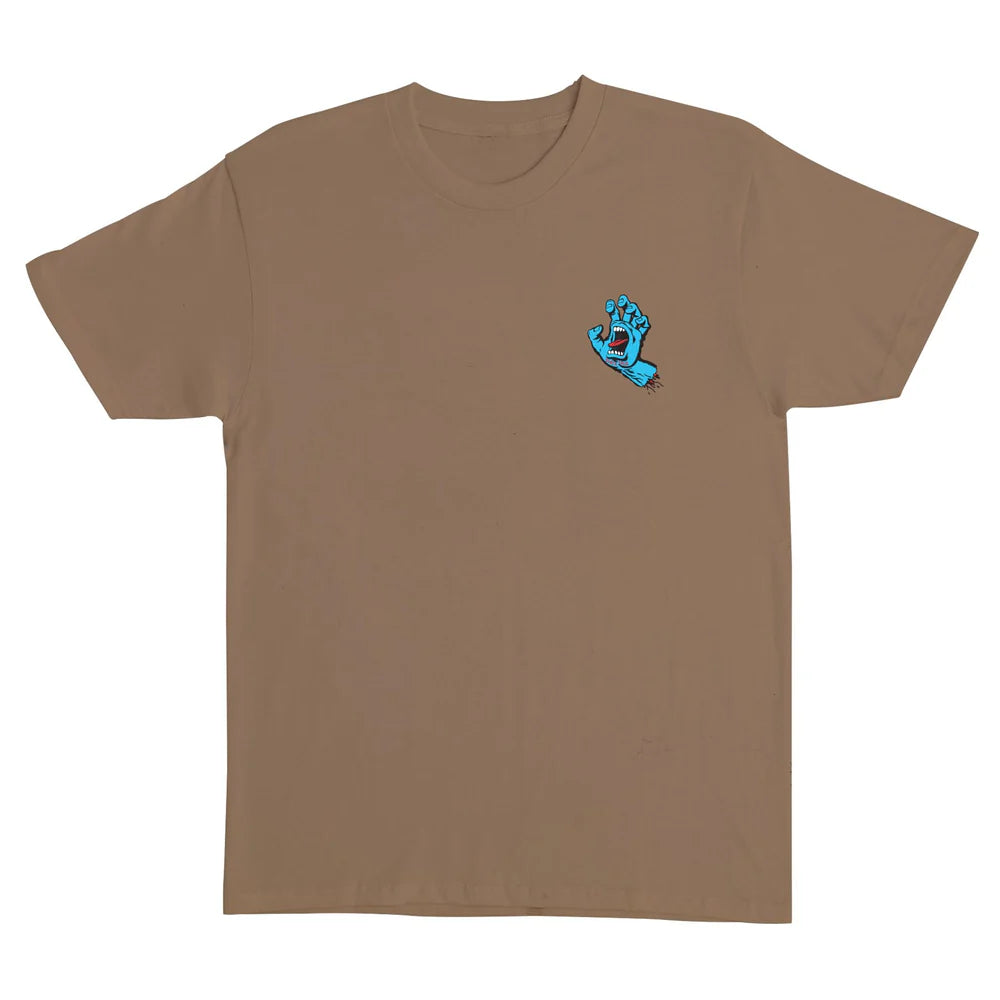 Screaming Hand T-Shirt | Woodland Brown