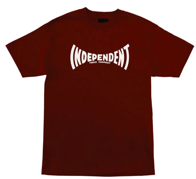 Span Tee | Burgundy