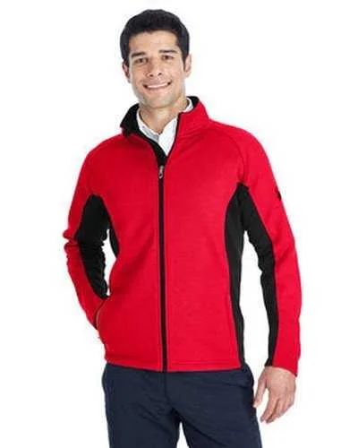 Spyder 187330 Men's Constant Full-Zip Sweater Fleece Jacket - Red Black Black