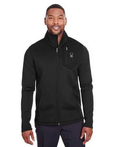 Spyder S16539 Men's Venom Full-Zip Jacket - Black