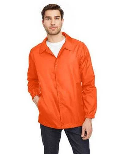 Team 365 TT75 Adult Zone Protect Coaches Jacket - Sport Orange