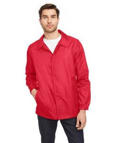 Team 365 TT75 Adult Zone Protect Coaches Jacket - Sport Red