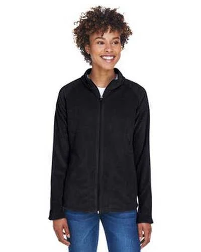 Team 365 TT90W Ladies' Campus Microfleece Jacket - Black