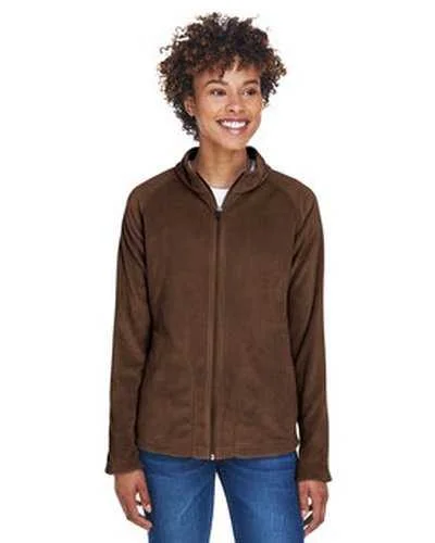 Team 365 TT90W Ladies' Campus Microfleece Jacket - Sport Dark Brown