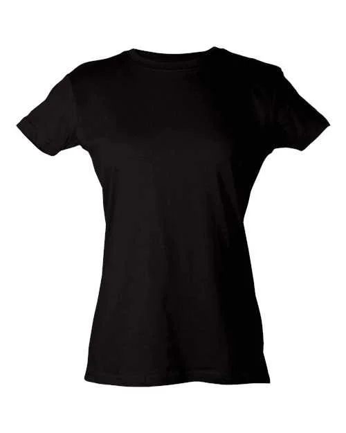 Tultex 213 Women's Slim Fit Fine Jersey T-Shirt - Coal