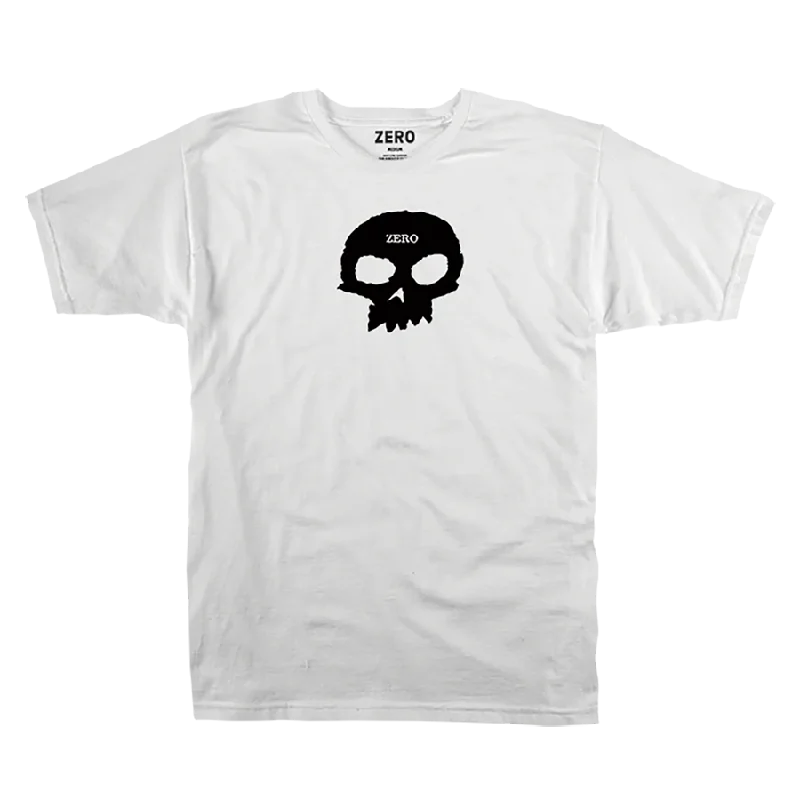 Zero Single Skull White Tee