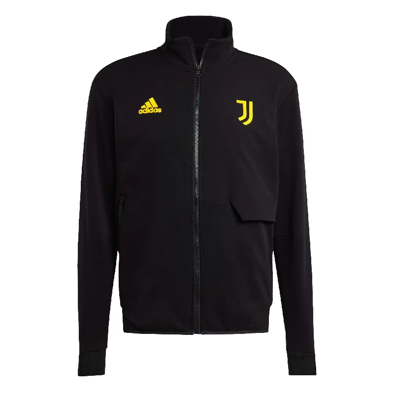 adidas Men's Juventus 2023/24 Anthem Jacket Black/Yellow