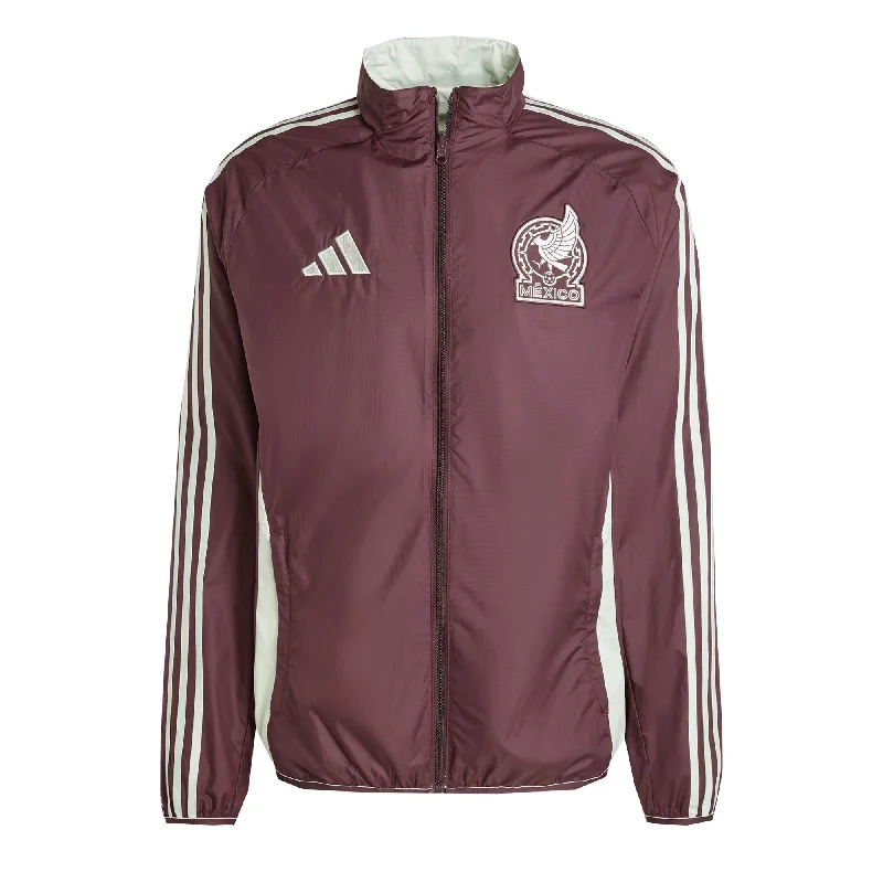 adidas Men's Mexico 2024 Anthem Jacket Dark Burgundy