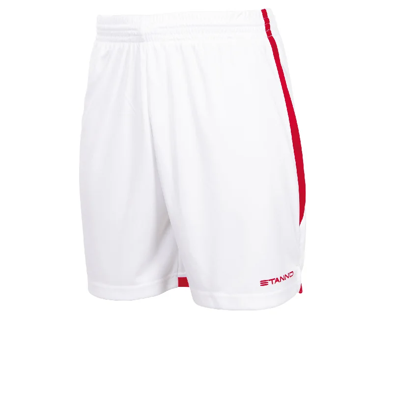 Stanno Focus Football Shorts (White/Red)