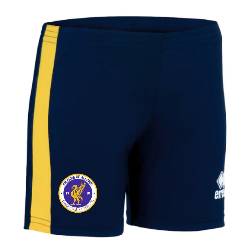 Friends Of Allonby Canoe Club Errea Amazon Womens Short (Navy/Yellow)