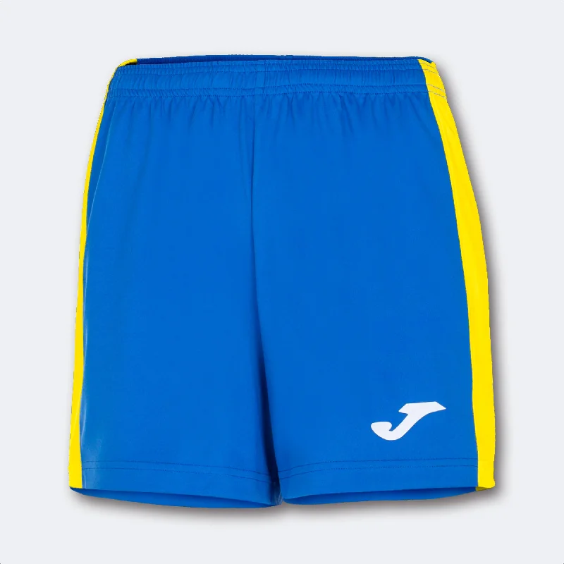 Joma Maxi Ladies Shorts (Royal/Yellow)