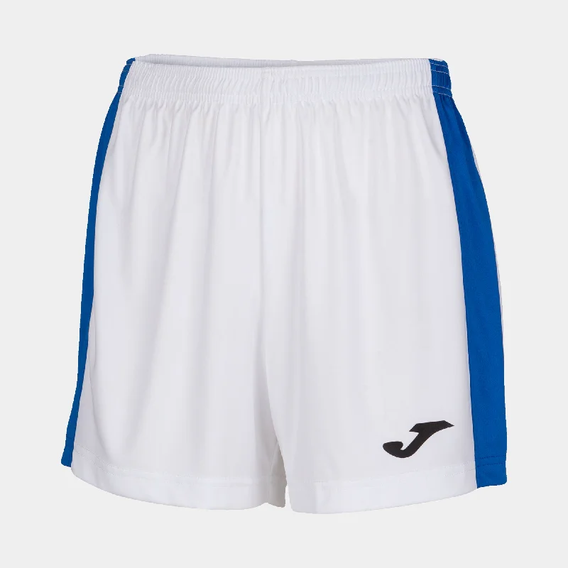 Joma Maxi Ladies Shorts (White/Royal)