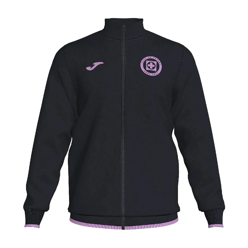 Joma Men's Cruz Azul Training Full Zip Up Jacket Black/Purple