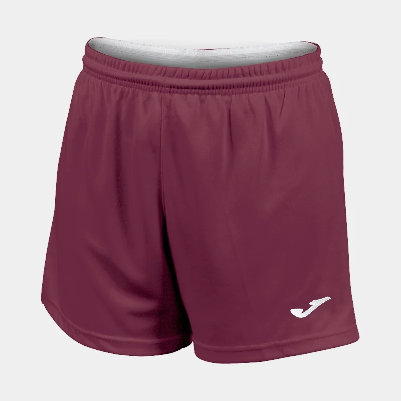 Joma Paris II Ladies Shorts (Burgundy)