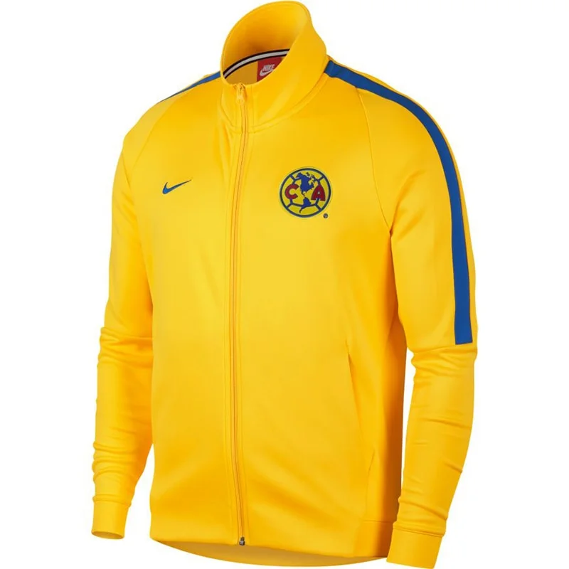 Nike Men's Club America 18/19 Franchise Jacket Tour Yellow/Varsity Royal