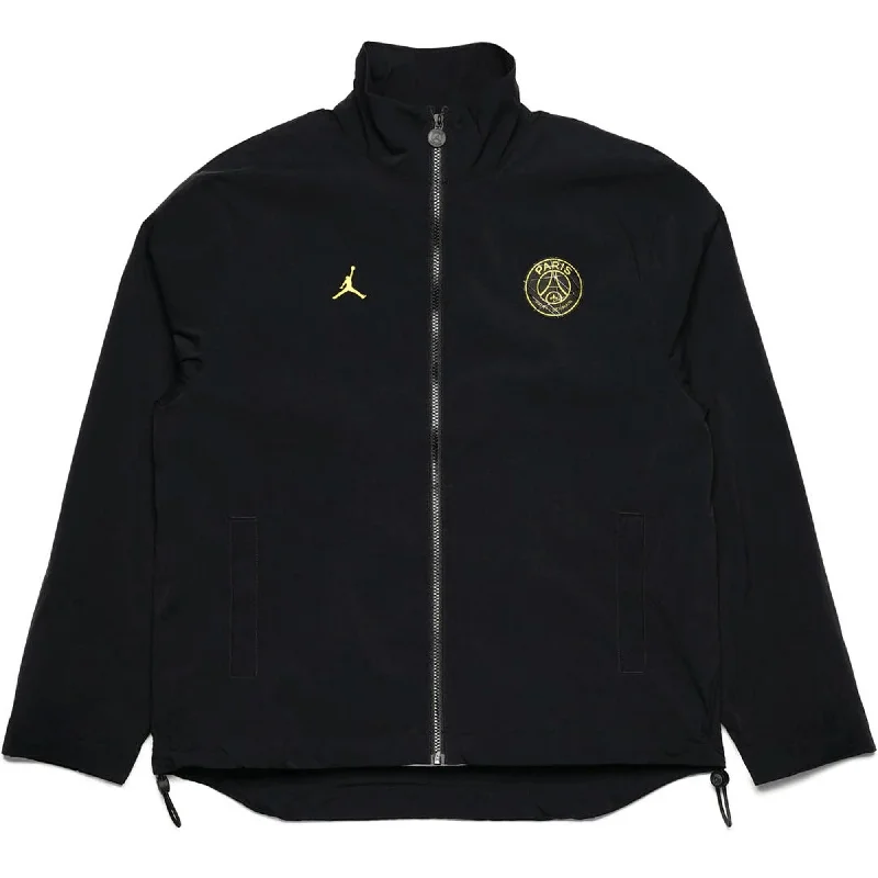 Nike Men's PSG 2023/24 Woven Jacket Black/Yellow