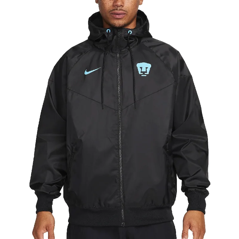 Nike Men's Pumas UNAM 2023/24 Woven Jacket Black/Blue