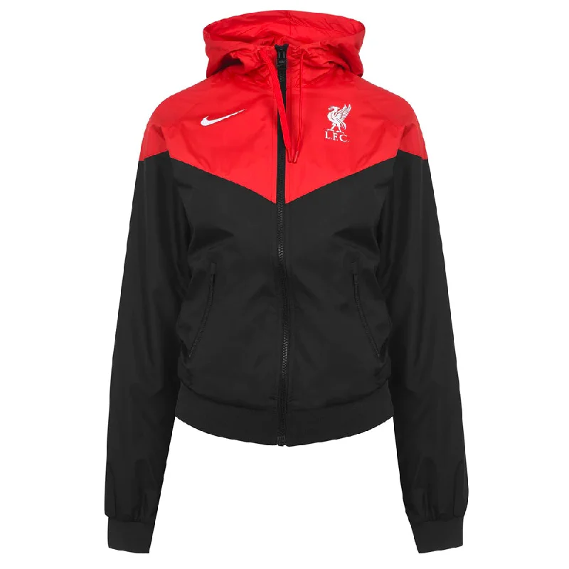 Nike Women's Liverpool FC Windrunner Jacket Black/University Red