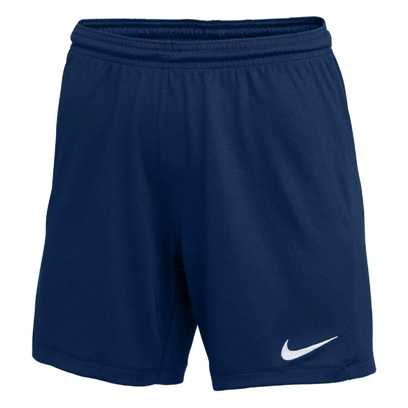 Nike Women's Park III Shorts Navy/White