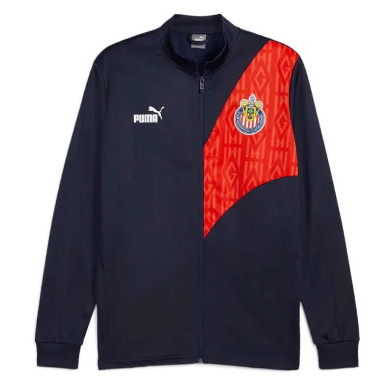 PUMA Men's Chivas De Guadalajara 2024/25 FTBLCULTUR+ Track Jacket Navy/Red