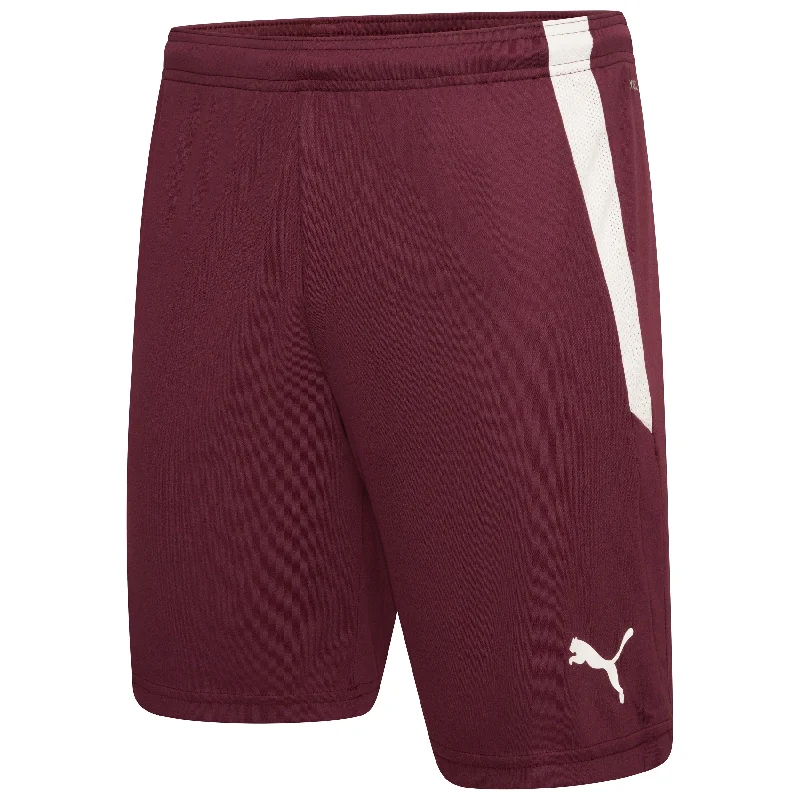 Puma Team Liga Football Short (GrapeWine/White)