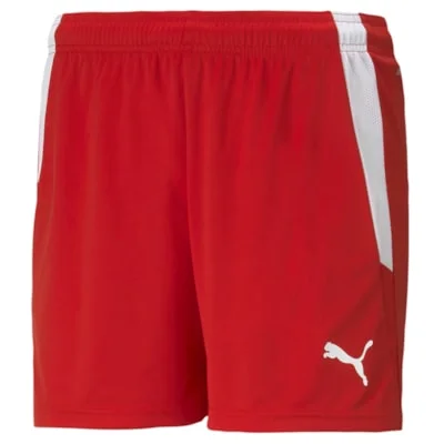 Puma Team Liga Football Short Womens (Red/White)