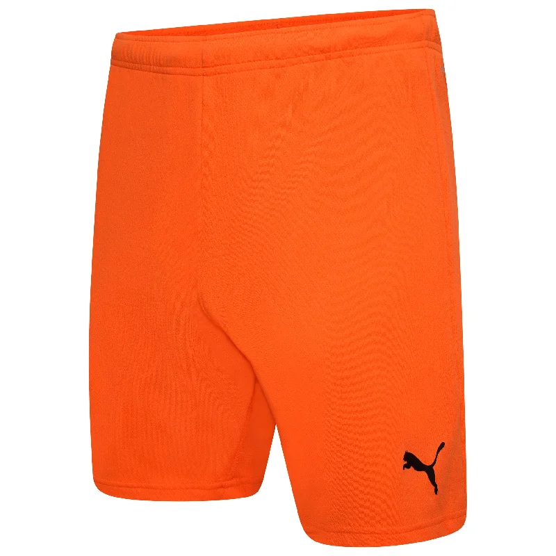 Puma Team Rise Football Short (Golden Poppy/Black)