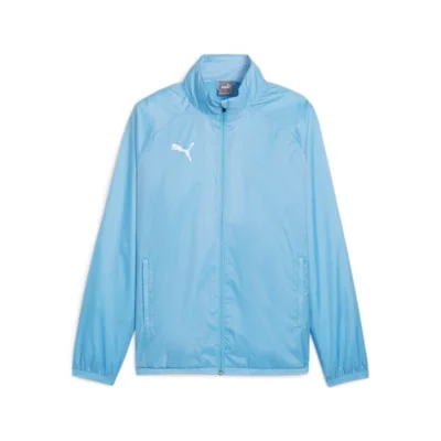 Puma TeamGOAL All Weather Jacket – (Team Light Blue/White)