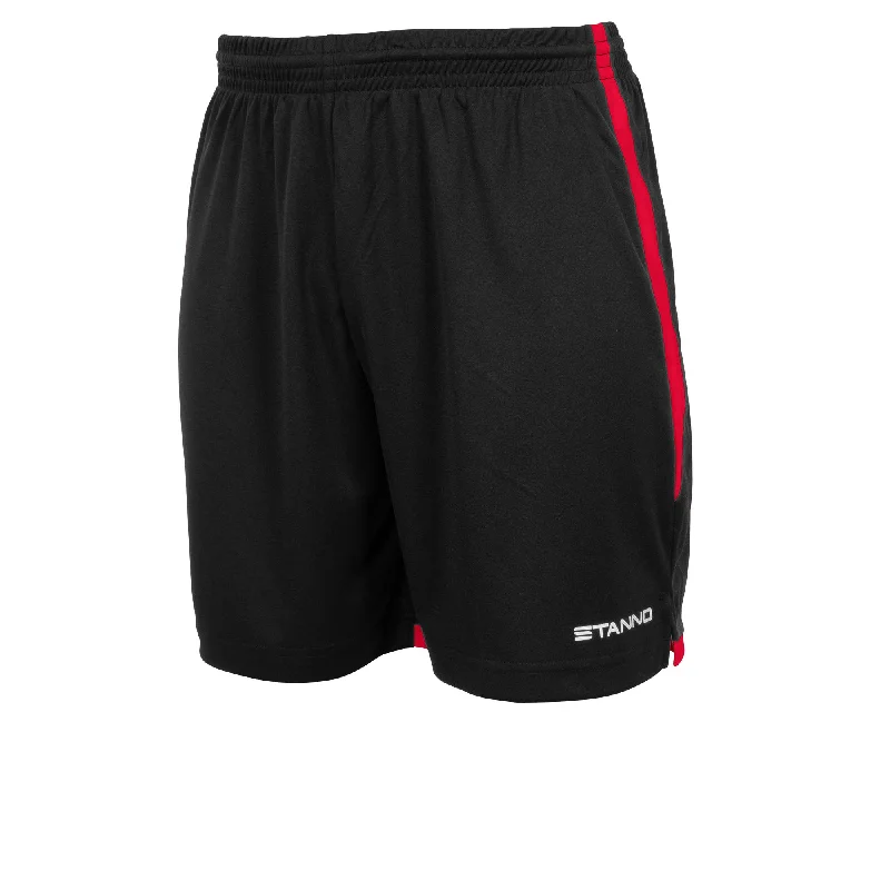 Stanno Focus Football Shorts (Black/Red)