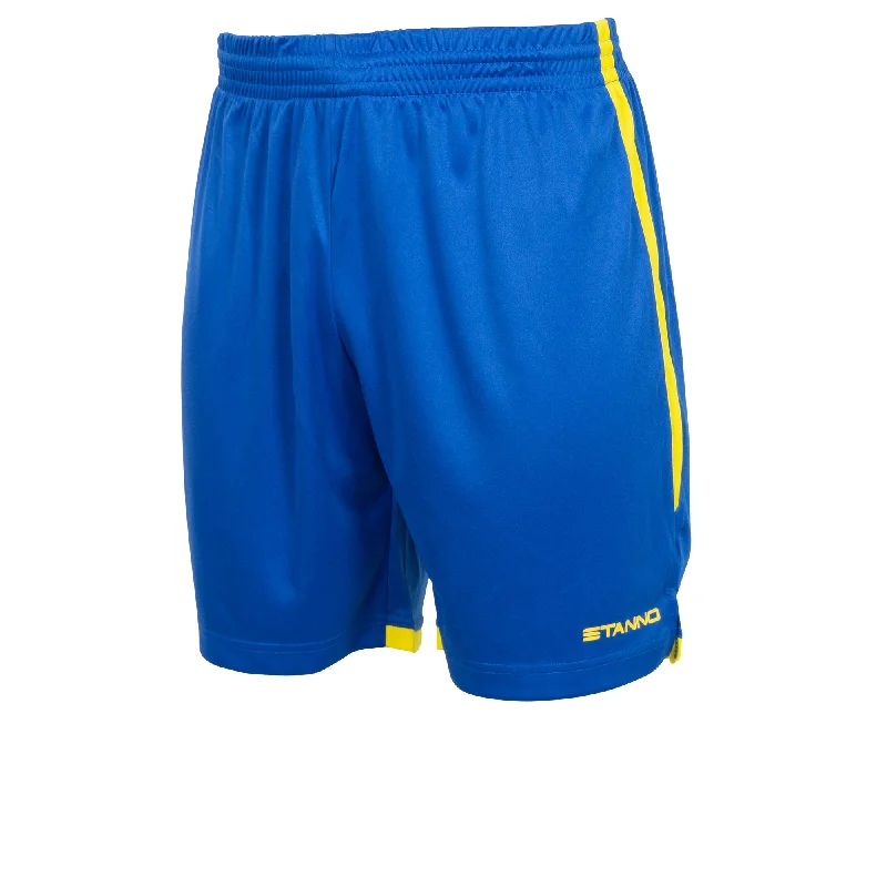 Stanno Focus Football Shorts (Royal/Yellow)