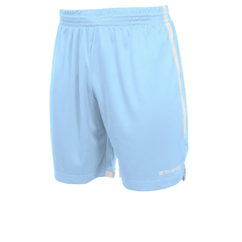 Stanno Focus Football Shorts (Sky Blue/White)