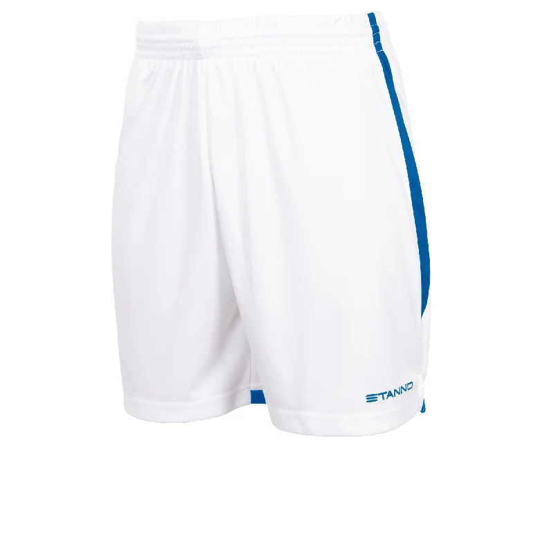 Stanno Focus Football Shorts (White/Royal)