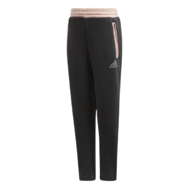 Adidas  Comfi Pant Little-Girls Training Pant Black/ Pink  Dj1462