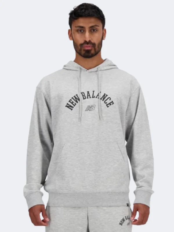 New Balance Graphic Men Lifestyle Hoody Athletic Grey