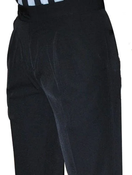 Smitty Women's 4-Way Stretch Flat Front Basketball Referee Pants