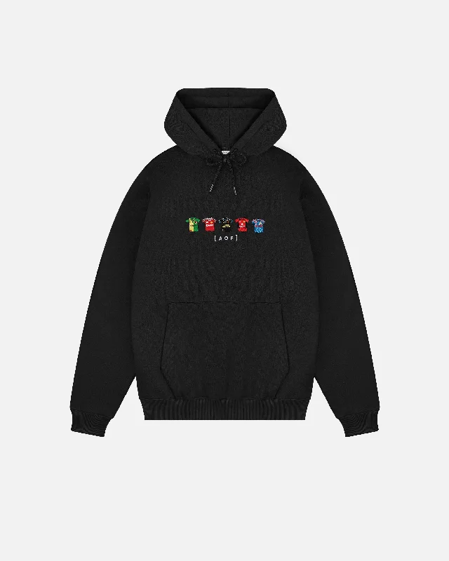 United Embroidered Classics Black Hoodie